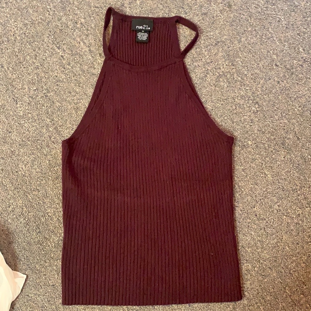 Sweater tank top